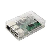 Best Raspberry Pi 3 B Case- Black & Clear Colors Coiling fan Available 2 side of raspberry pi 3B+ case