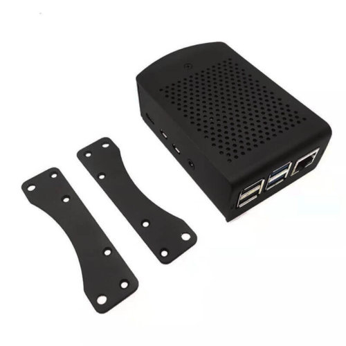 Raspberry Pi Aluminum case with rack