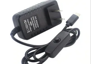 China Raspberry pi 4 power supply 5V 3A (USB-C) Wholesale 3 US raspberry pi 4 power supply