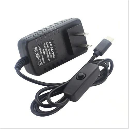 US raspberry pi 4 power supply