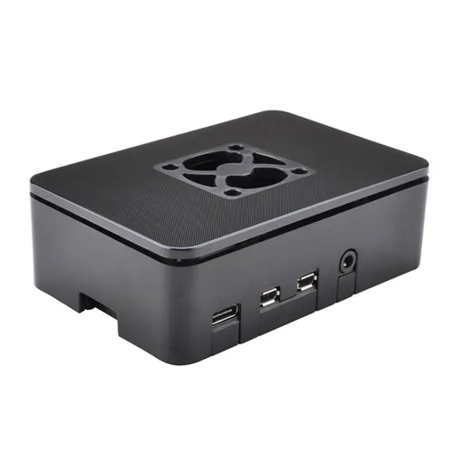 raspberry pi 4 fan case front side
