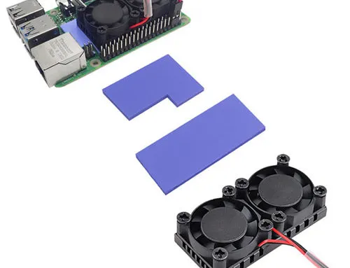 Ultimate Raspberry Dual Cooling Fan For Raspberry pi 3/4B