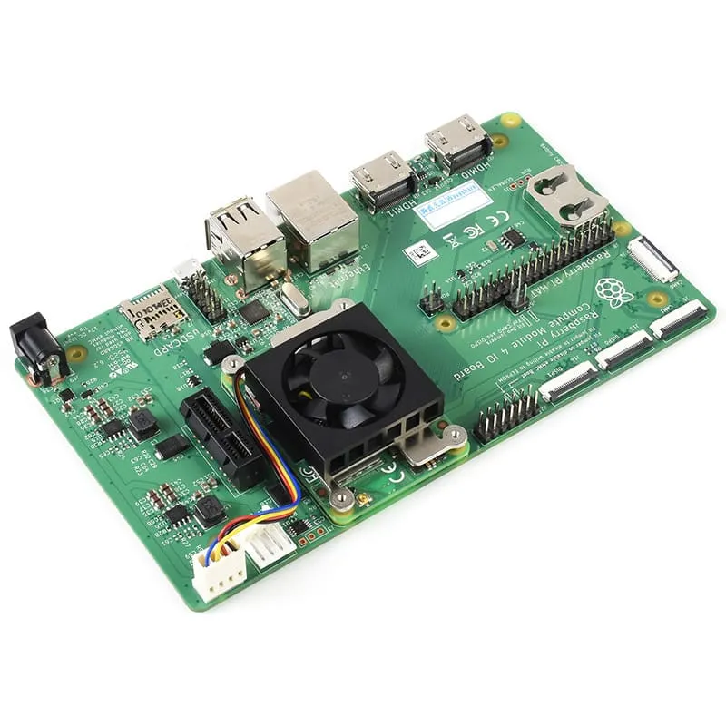 Factory Supply 12V Raspberry Pi Fan For Compute Module 4 (CM4) 8 Raspberry pi CM4 Fan