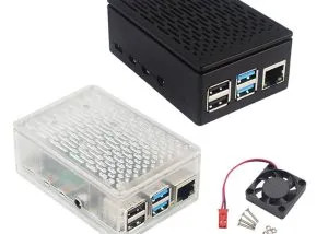 Hot Raspberry Pi 4B ABS Case Plastic Shell Black Box Compatible With LCD Or Fan 9 Raspberry Pi 4B ABS Case With LCD