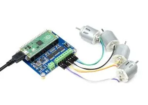 DC Motor Driver Module for Raspberry Pi Pico with Driving up to 4x DC Motors 9 DC Motor Driver Module for Raspberry Pi Pico
