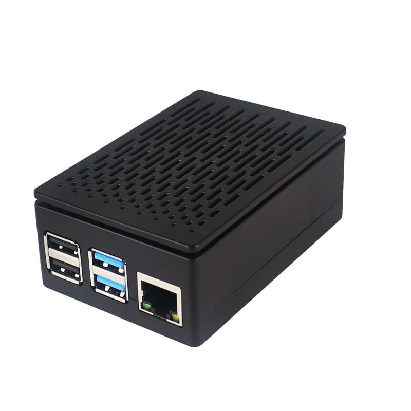 Hot Raspberry Pi 4B ABS Case Plastic Shell Black Box Compatible With LCD Or Fan 10 Raspberry Pi 4B ABS Case With LCD