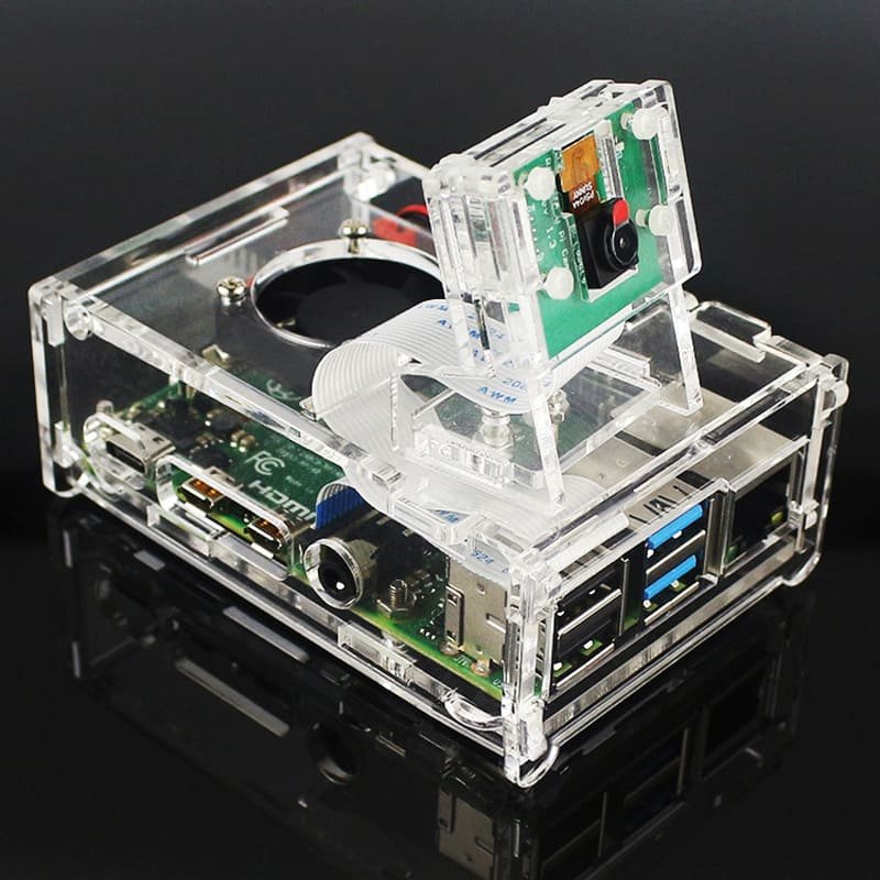 Raspberry Pi 4B Acrylic Case