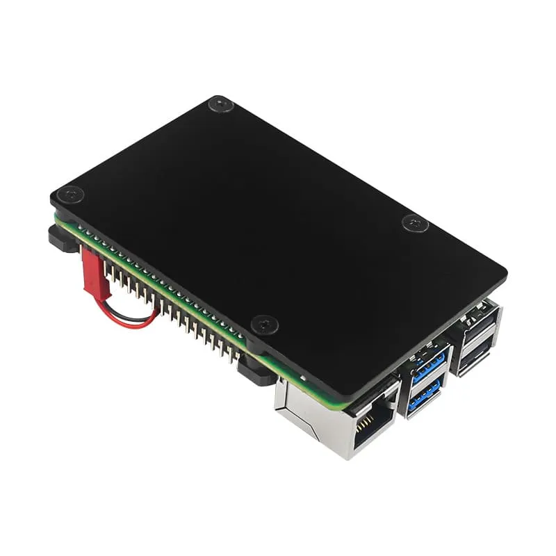 Hot Sale Heat Dissipation Aluminum Alloy Protective Raspberry Pi 4B Fan Case 10 Raspberry Pi 4B Fan Case