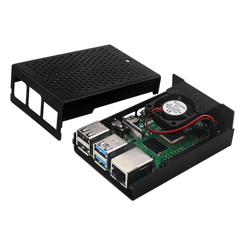 Hot Sale Factory Raspberry Pi 4B Metal Aluminum Case 14 2