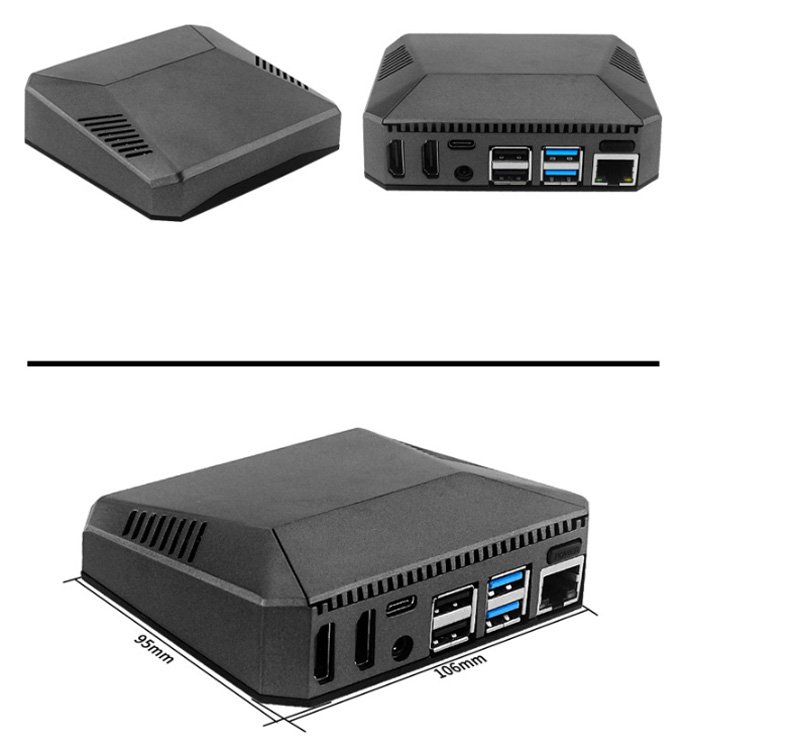 Aluminum Raspberry Pi 4 Argon One V2 Case with Cooling Fan 18 22 3 4