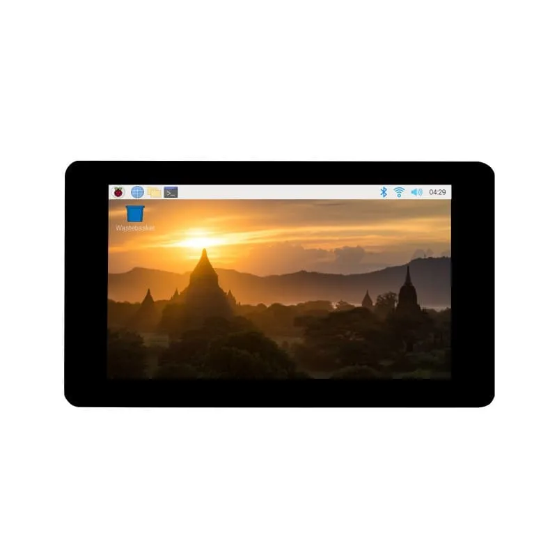 7 inch capacitive touch screen LCD display 800*480 pixels For Raspberry Pi 3 / 4B 3 7 inch Raspberry Pi 3 / 4B touch screen