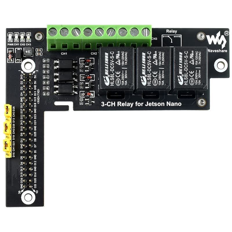New Designed 3-Ch Relay Expansion Board For Jetson Nano 8 1 3 6