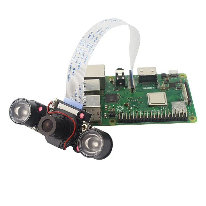 5MP OV5647 IR CUT Automatically Switch Day Night Vision Camera For Raspberry PI 4B 3B+ 3B Zero 11 Raspberry PI 4B camera