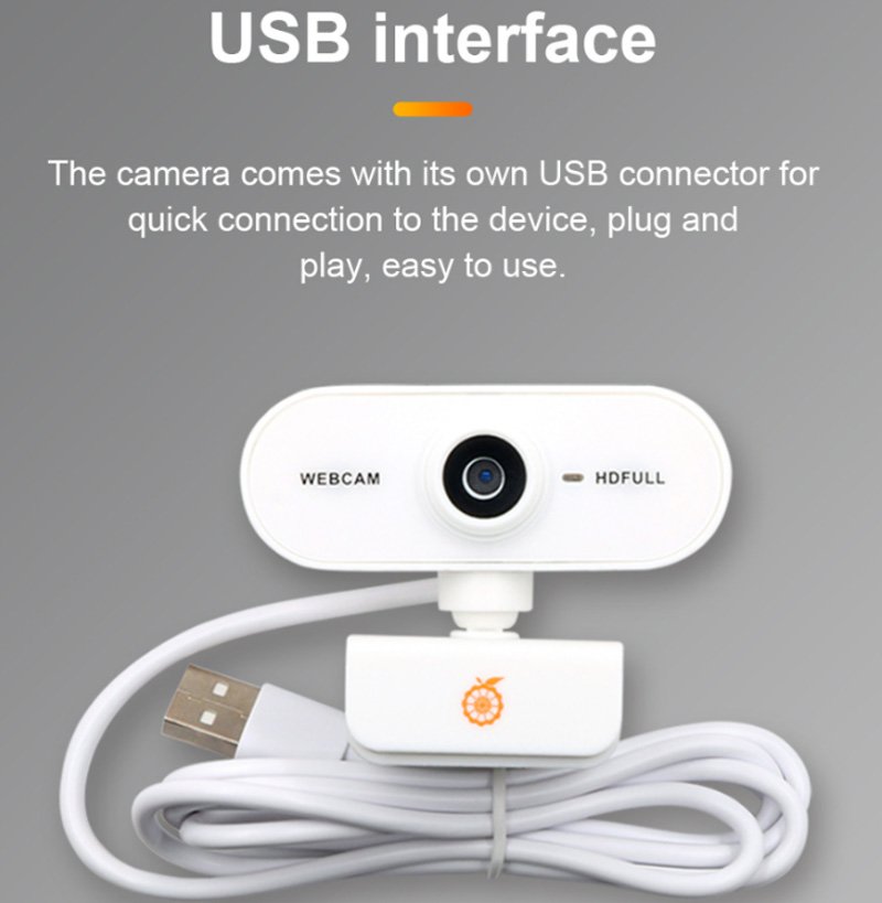 1080P Mini HD Orange Pi Camera Analogue Microphones Fit for Win XP/7/8/10 iOS 13 22 1 1