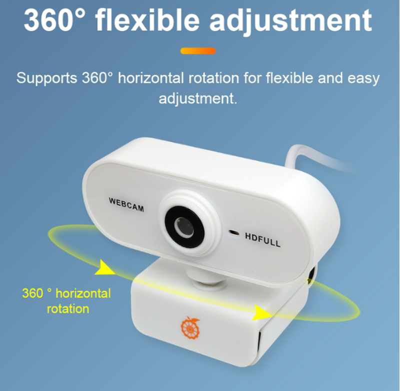 1080P Mini HD Orange Pi Camera Analogue Microphones Fit for Win XP/7/8/10 iOS 14 22 2