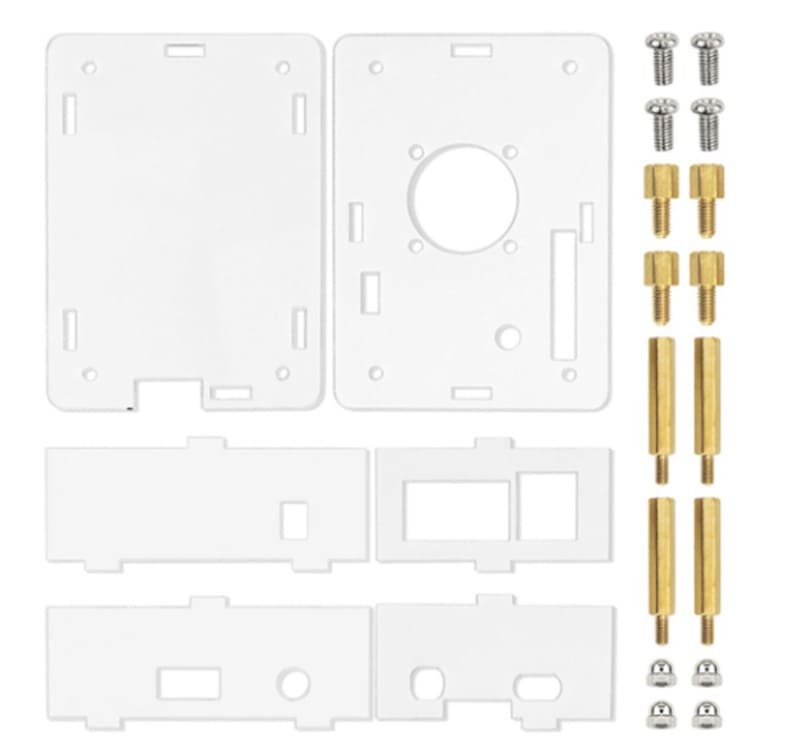 Orange Pi 4 LTS case Acrylic protective case with cooling fan 16 22