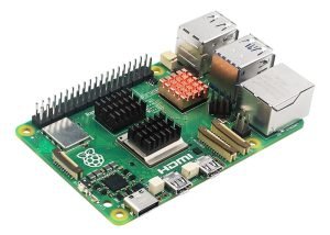 aluminum & copper heatsink for raspberry pi 5