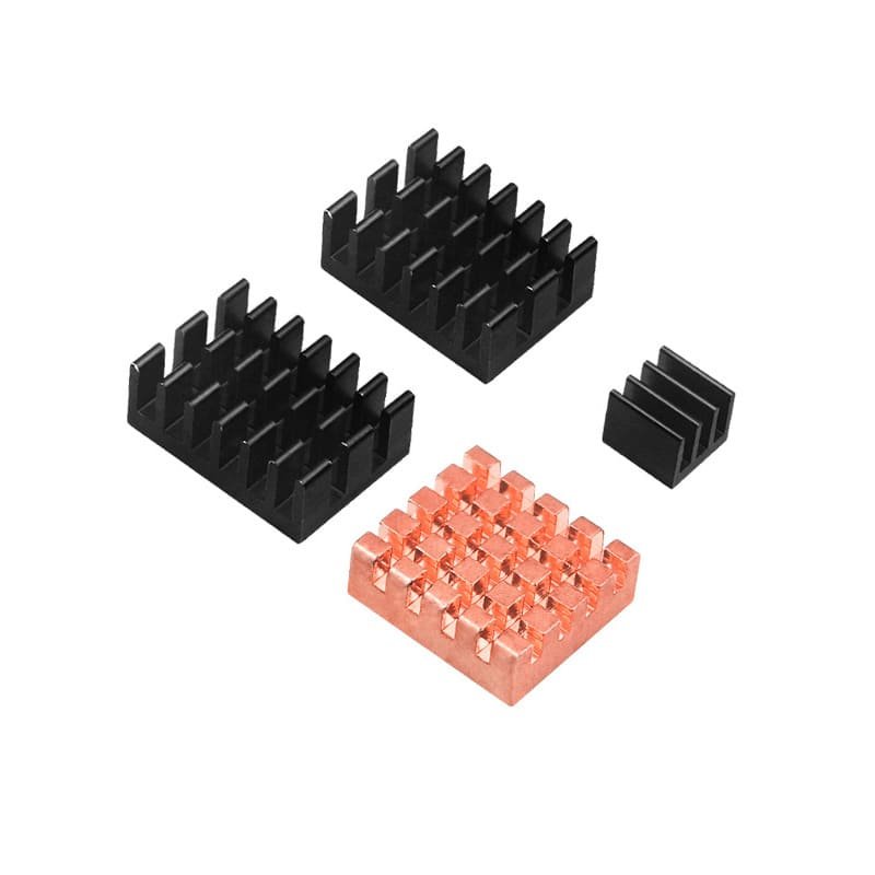 Factory Supply Aluminum Copper Heatsink for Raspberry Pi 5 9 aluminum & copper heatsink for raspberry pi 5