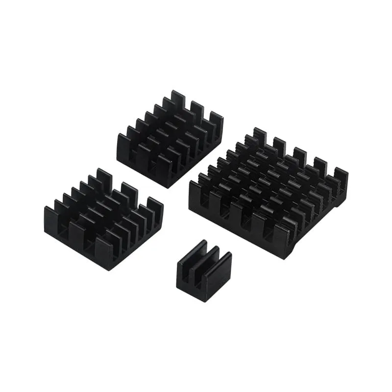 Factory Supply Hot 4 Pcs Anodized Aluminum Raspberry Pi 5 Heatsink 7 Raspberry Pi 5 Heatsink (1)