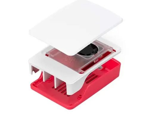 Latest Hot White Red ABS Plastic Raspberry Pi Case for Raspberry Pi 5