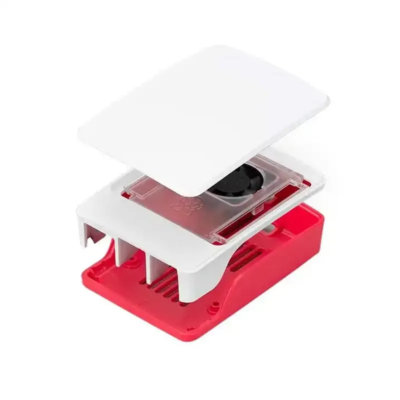 Latest Hot White Red ABS Plastic Raspberry Pi Case for Raspberry Pi 5 6 raspberry pi case for raspberry pi 5