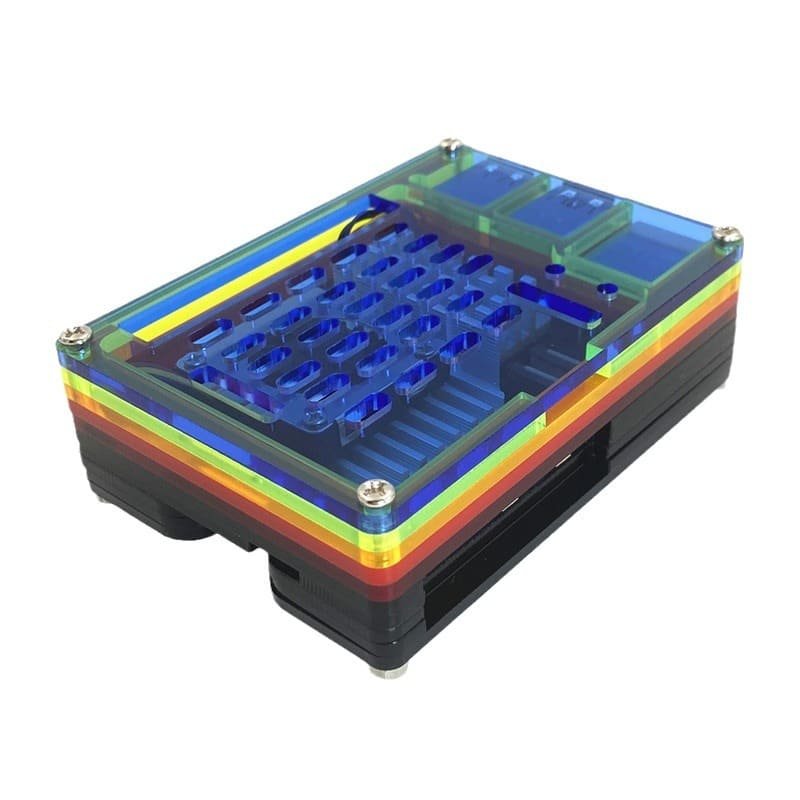 Factory Supply 9 Layer Acrylic Case for Raspberry Pi 5 15 acrylic Case for Raspberry Pi 5 (1)