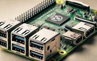 Raspberry Pi 4 Model B Close-Up