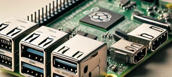 Raspberry Pi 4 Model B Close-Up