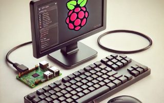 Raspberry Pi with connected peripherals