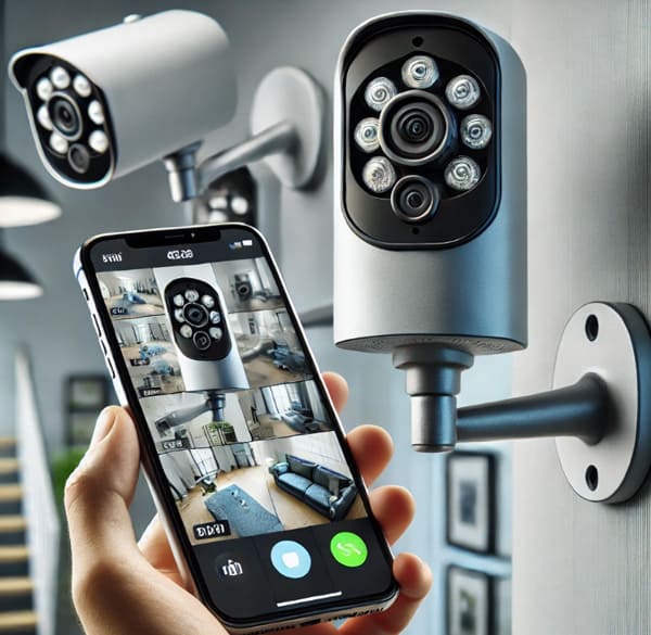 10 Innovative Ways to Use Arduino for Smart Home Automation 5 security cameras mounted on a wall