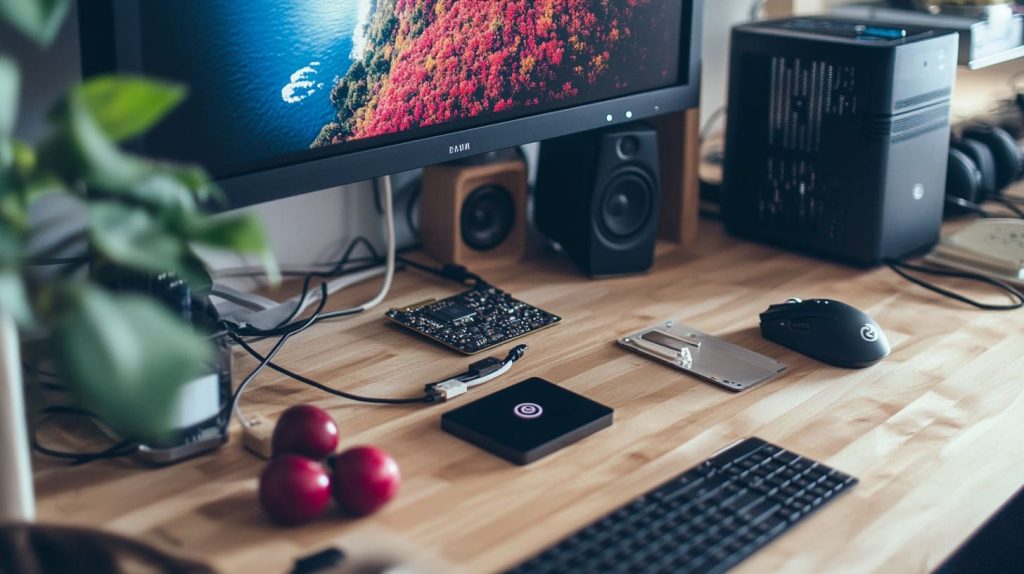 showcasing a Raspberry Pi setup