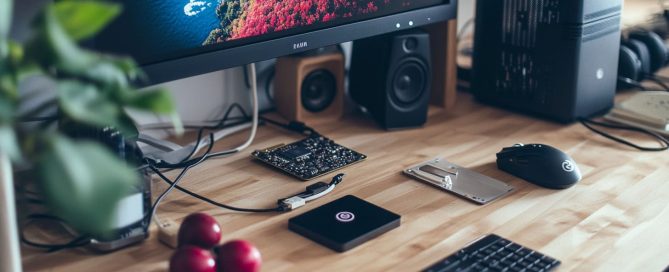 showcasing a Raspberry Pi setup
