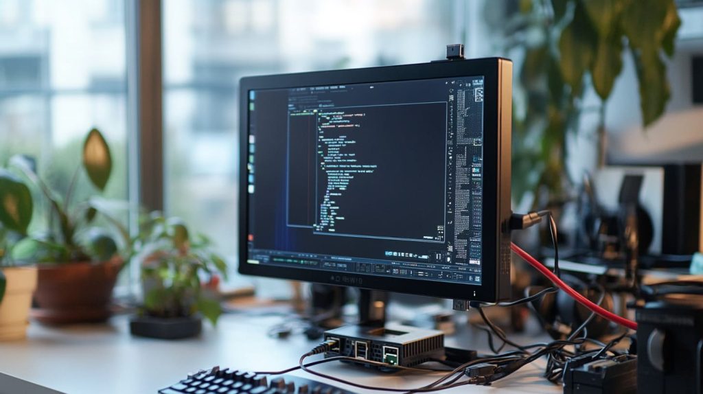 How to Use Screen Configuration on Raspberry Pi 5? 3 A 5-inch HDMI touchscreen connected to Raspberry Pi-3