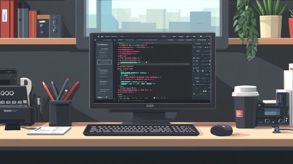 A Raspberry Pi with its screen displaying a Python terminal