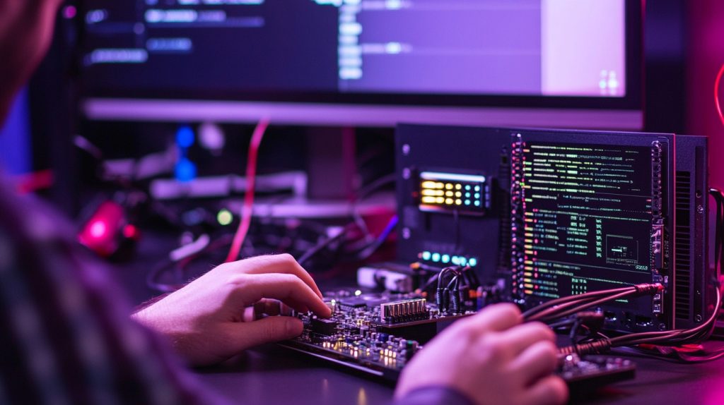 Midland Programming Software on Raspberry Pi Features and Setup Guide 5 A shot of a user configuring the Midland software on a Raspberry Pi setup-5