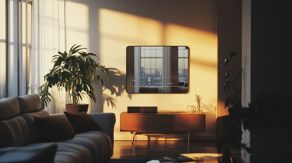 Magic Mirror in a Modern Home