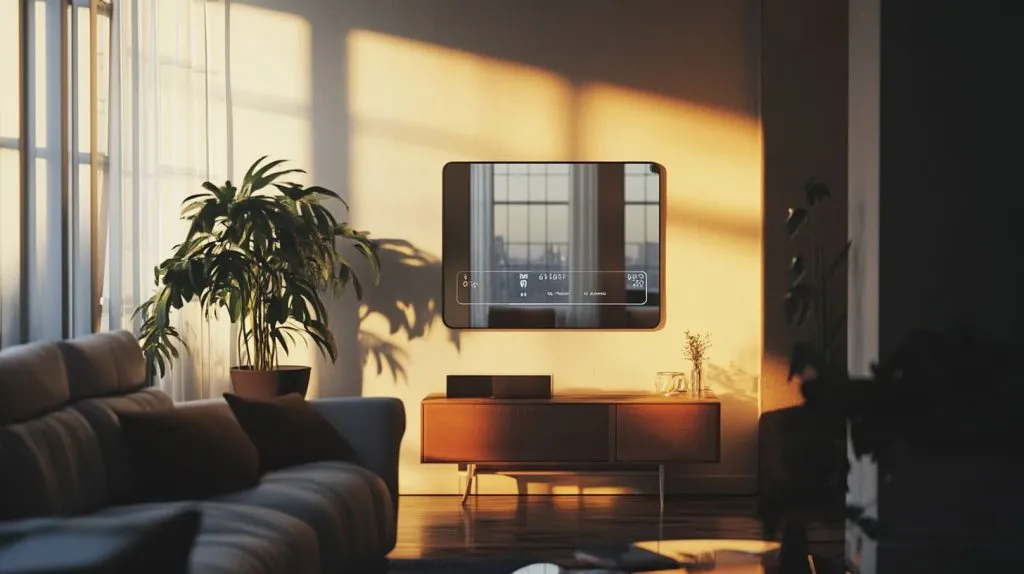 Magic Mirror in a Modern Home