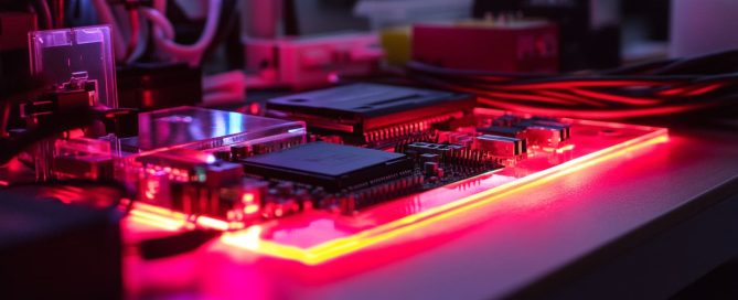 Raspberry Pi 4 Model B along with essential components like HDMI cables