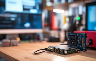Raspberry Pi 4 setup with accessories