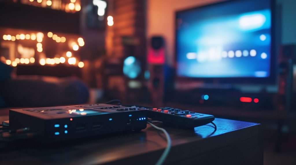 15 Exciting Raspberry Pi Projects You Can Start Today 4 Raspberry Pi setup being used for a home theater system