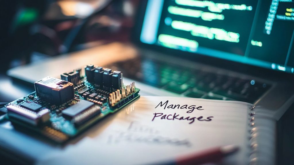 How to Update the Operating System on Raspberry Pi? 5 Raspberry Pi with its components exposed, placed on a desk next to a notebook