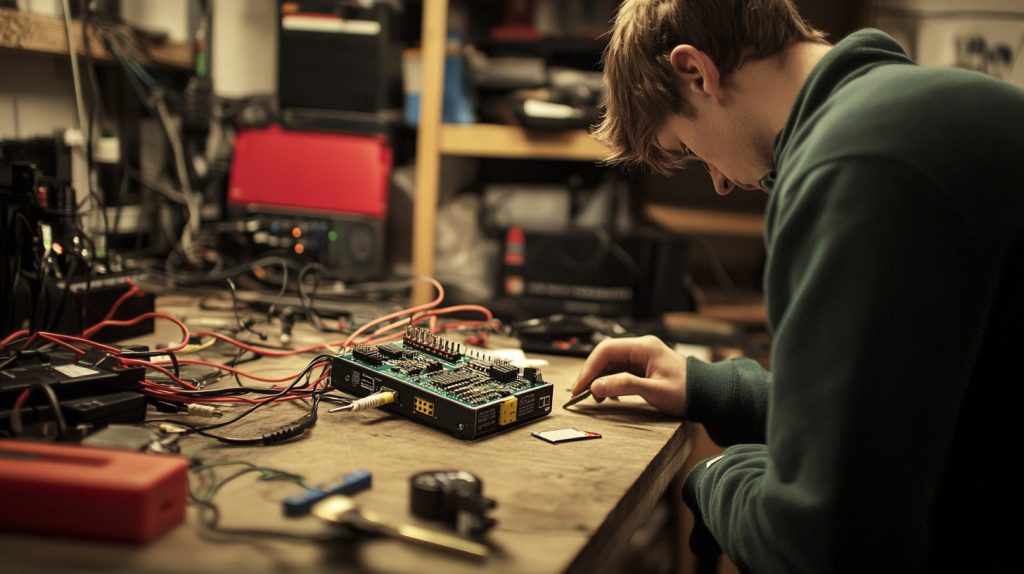Troubleshooting Raspberry Pi in a tech workshop-6