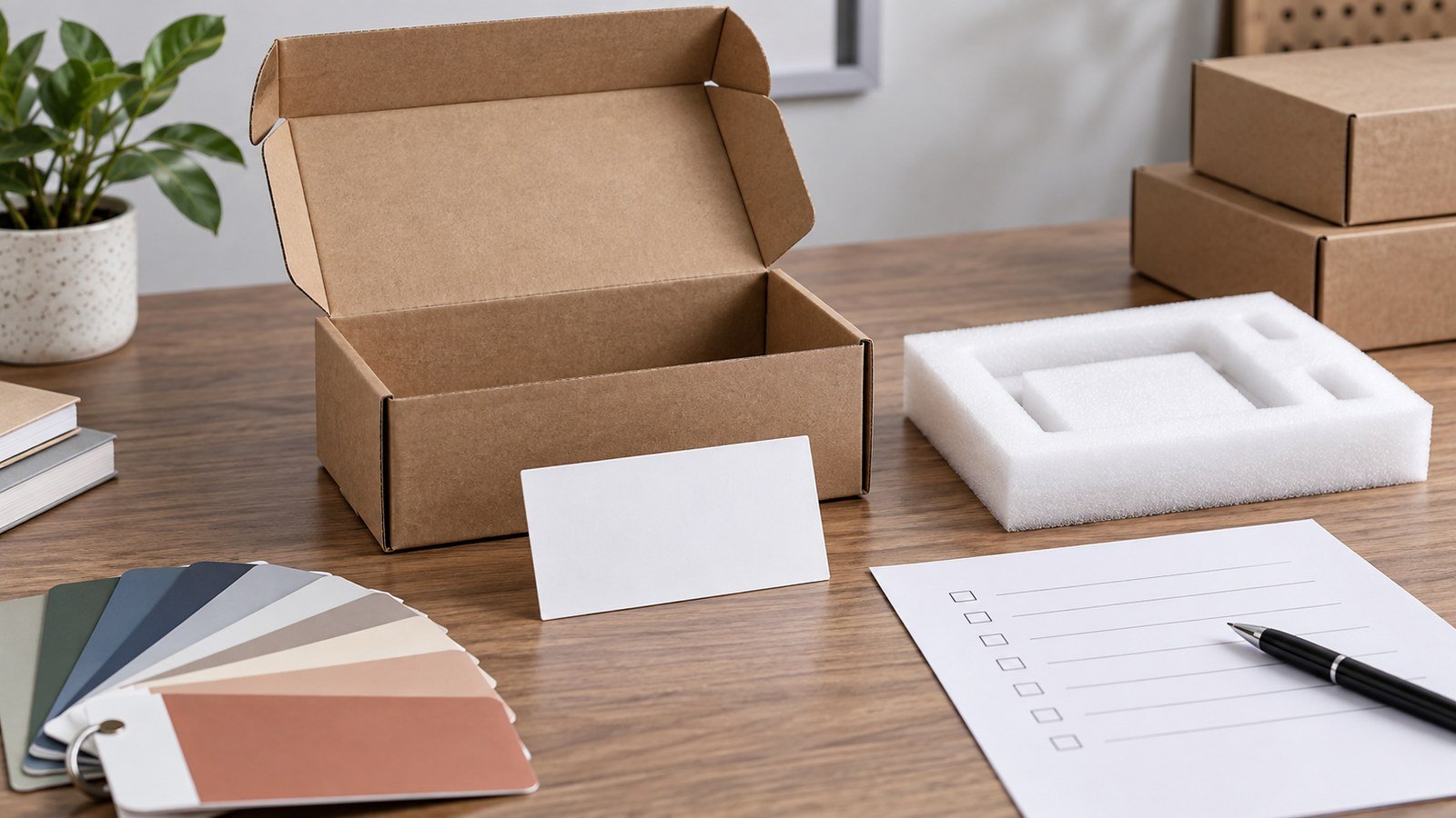 Raspberry Pi 5 Case for Retail Kits: What Resellers Should Check Before Branding and Stocking 5 Unbranded private-label retail packaging review with blank carton, foam insert, SKU card and product approval checklist